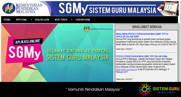 Login Sgmy Sistem Guru Malaysia