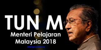 Tun Mahathir Menteri Pelajaran Malaysia Terbaru 2018
