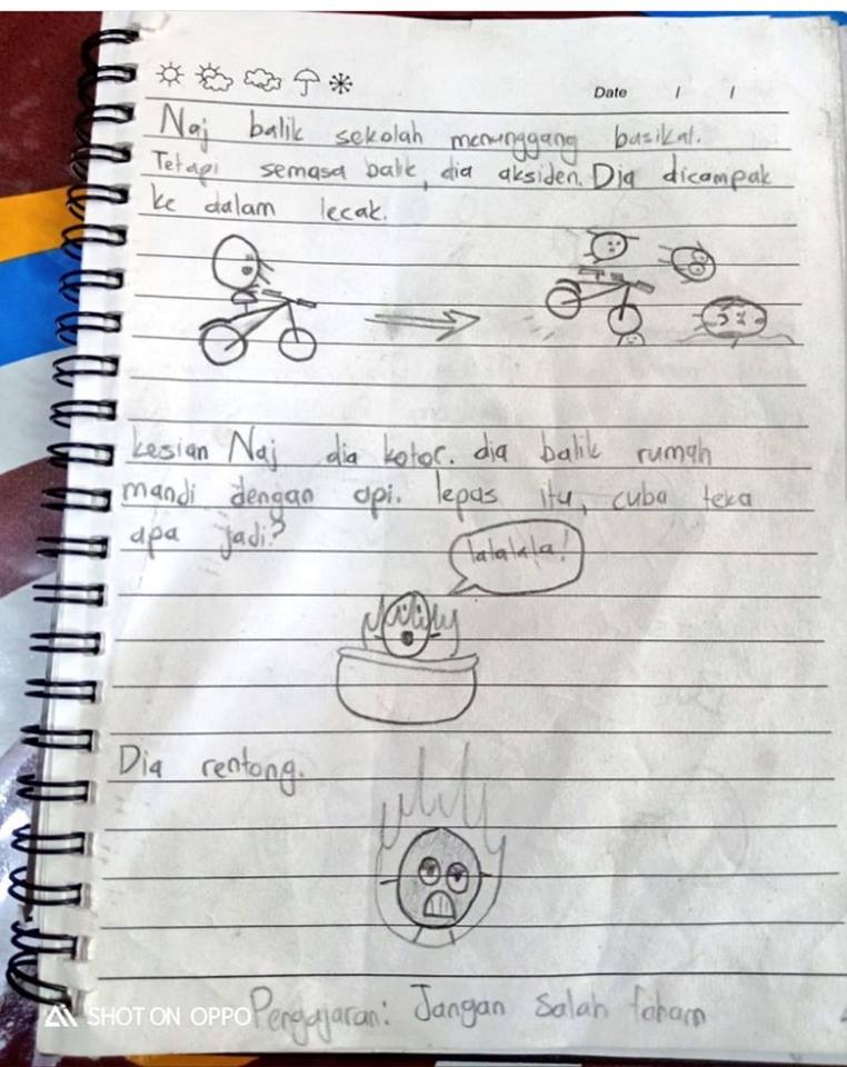 Komik Nabil Pelajar Darjah 4 Pasal TELUR Jadi Viral 