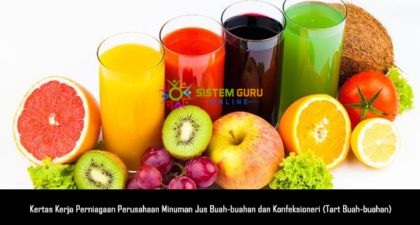 Kertas Kerja Perniagaan Perusahaan Minuman Jus Buah-buahan dan Konfeksioneri (Tart Buah-buahan) lelaki