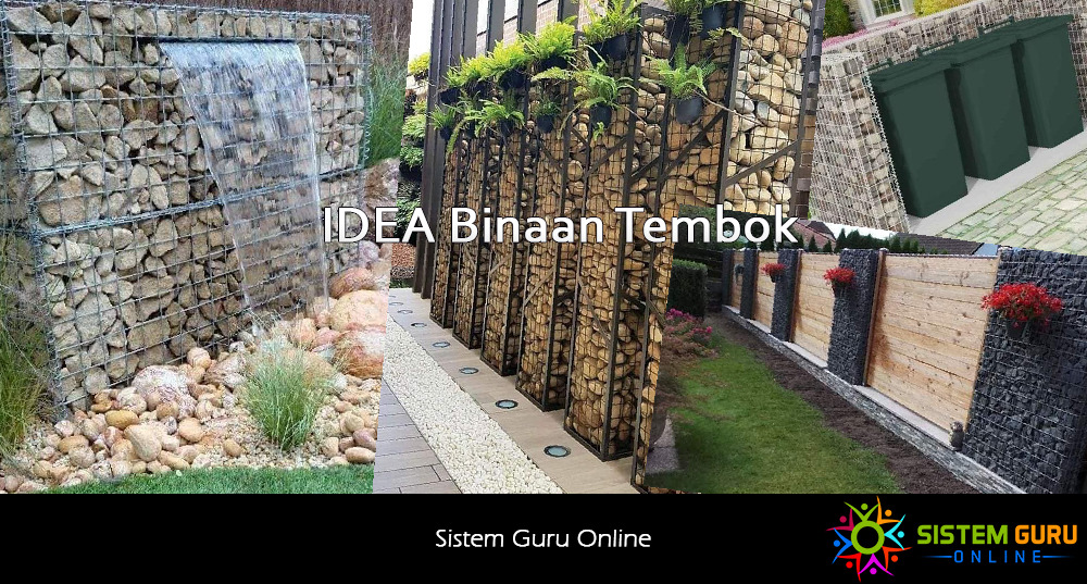 26 Contoh Binaan Pagar dan Tembok Ini Dapat Cantikkan Rumah Cikgu 1 26 Contoh Binaan Pagar dan Tembok Ini Dapat Cantikkan Rumah Cikgu