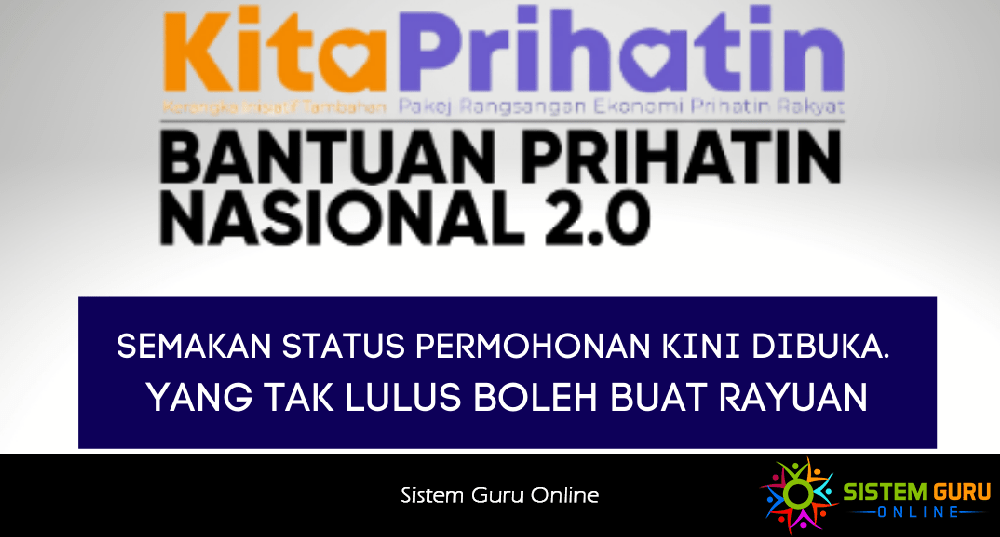 Semak Bantuan BPN 2.0 Status Permohonan Sekarang! Yang Tak Lulus Mohon Buat Rayuan Cepat 1 Semak Bantuan BPN 2.0 Status Permohonan Sekarang! Yang Tak Lulus Mohon Buat Rayuan Cepat