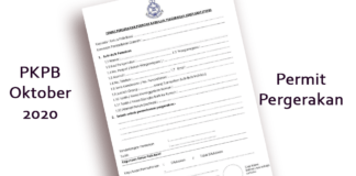 Borang Permit Pergerakan Perintah Kawalan Pergerakan Bersyarat