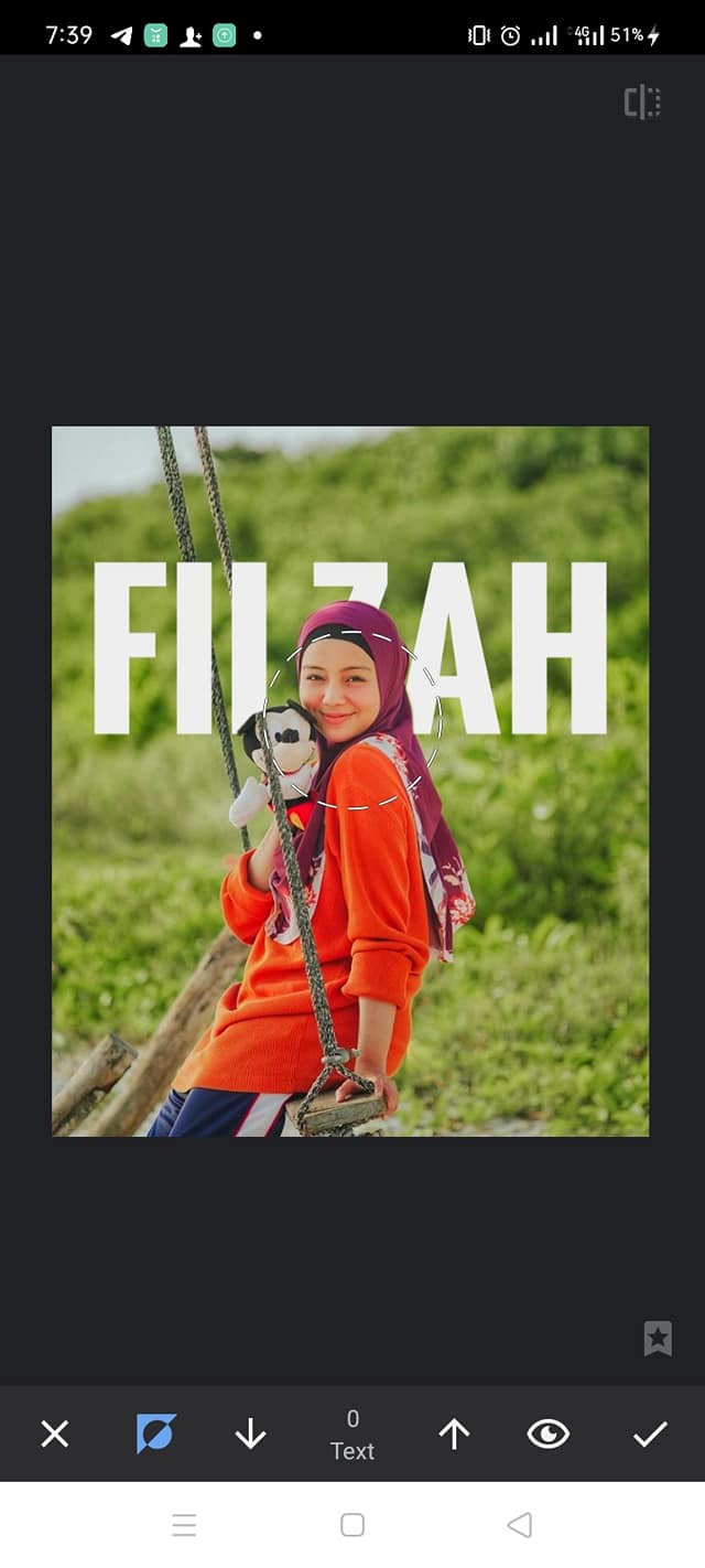 Cara Edit Gambar Yang Mempunyai Tulisan Di Background