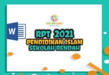 RPT 2021 Pendidikan Islam Sekolah Rendah