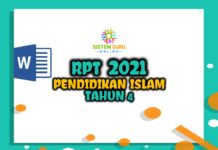 RPT 2021 Pendidikan Islam Tahun 4
