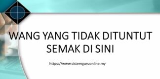 WANG YANG TIDAK DITUNTUT? SIMPLE SEMAK KELAYAKAN ANDA DI SINI 2021