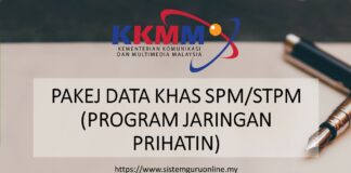 PAKEJ DATA KHAS SPM STPM (PROGRAM JARINGAN PRIHATIN) TAHUN 2021 OFFICIAL