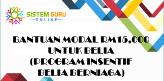 PROGRAM INSENTIF BELIA BERNIAGA : OFFICIAL BANTUAN MODAL RM15,000 UNTUK BELIA
