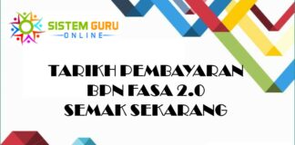 TARIKH PEMBAYARAN BPN FASA 2.0 : SEMAK SEKARANG OFFICIAL