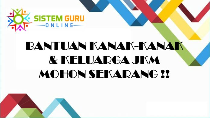 Bantuan kanak kanak 2021 online