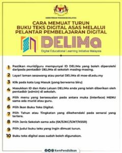 Cara Guna Portal DELIMa KPM,LOG MASUK/LOG IN SISTEM DELIMa,apa itu DELIMa