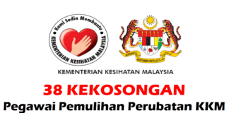 38 KEKOSONGAN PEGAWAI PEMULIHAN PERUBATAN KKM