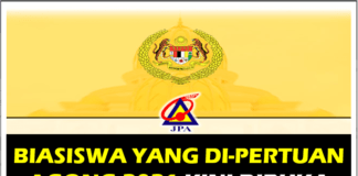 Biasiswa Yang Di-Pertuan Agong 2021 Kini Dibuka