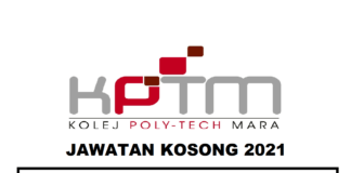 Kekosongan Jawatan di Kolej Poly Tech MARA (KPTM) 2021 Kekosongan Jawatan di Kolej Poly Tech MARA (KPTM)