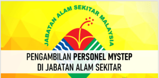 Pengambilan Personel MySTEP di Jabatan Alam Sekitar 2021 Pengambilan Personel MySTEP di Jabatan Alam Sekitar
