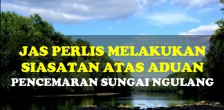 JAS lakukan siasatan atas pencemaran sungai Ngulang