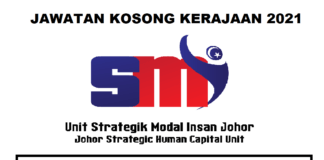 Jawatan Kosong di Unit Strategik Modal Insan Johor 2021 jawatan kosong SMI