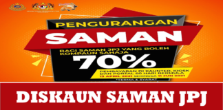 Diskaun Saman JPJ 70%