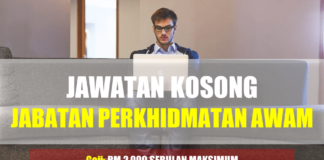 Jawatan Kosong Jabatan Perkhidmatan Awam 2022 Jawatan Kosong Jabatan Perkhidmatan Awam