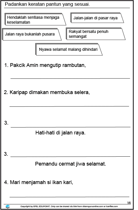 pantun dua kerat cinta