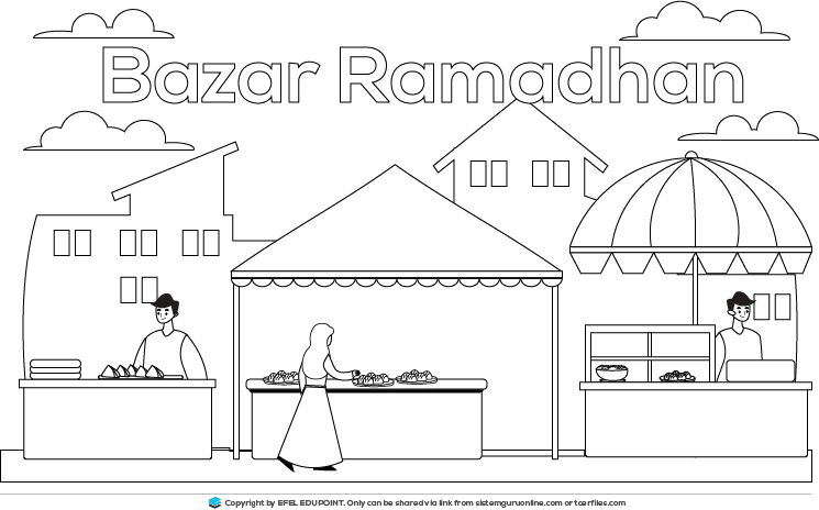 Himpunan Poster Mewarna Bulan Ramadhan