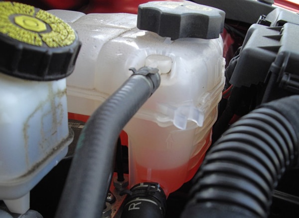 coolant radiator tank