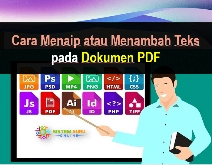 Cara Menaip atau Menambah Teks Pada Dokumen PDF 1 tambah teks pdf 1