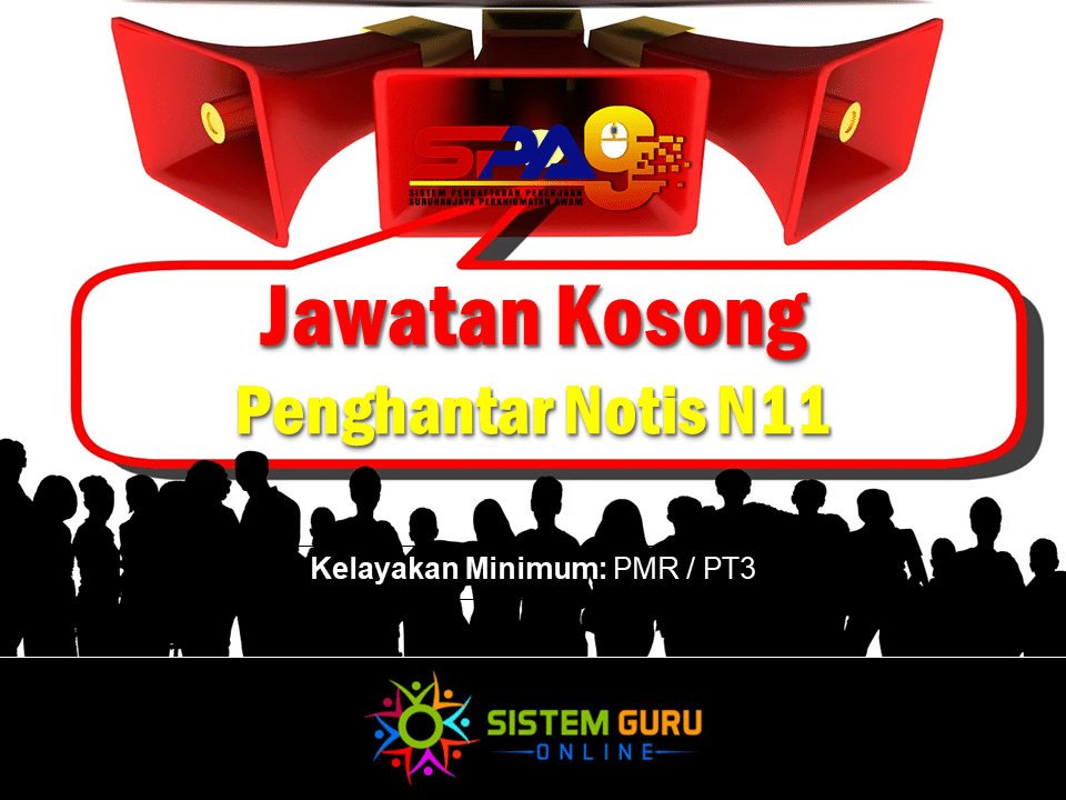 Jawatan Kosong Penghantar Notis N11