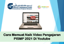 Cara Memuat Naik Video Pengajaran PISMP 2021 Di Youtube