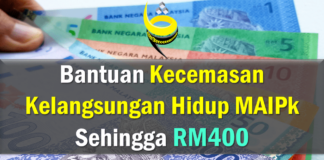 Official Bantuan Kecemasan Kelangsungan Hidup MAIPK Sehingga RM400 Bantuan Kecemasan Kelangsungan Hidup MAIPk Sehingga RM400