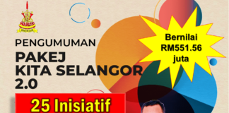 Pakej Kita Selangor 2.0 (25 Inisiatif Bantuan Terkini)