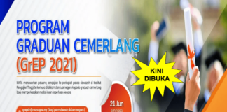 Permohonan Program Graduan Cemerlang MARA (GrEP 2021)