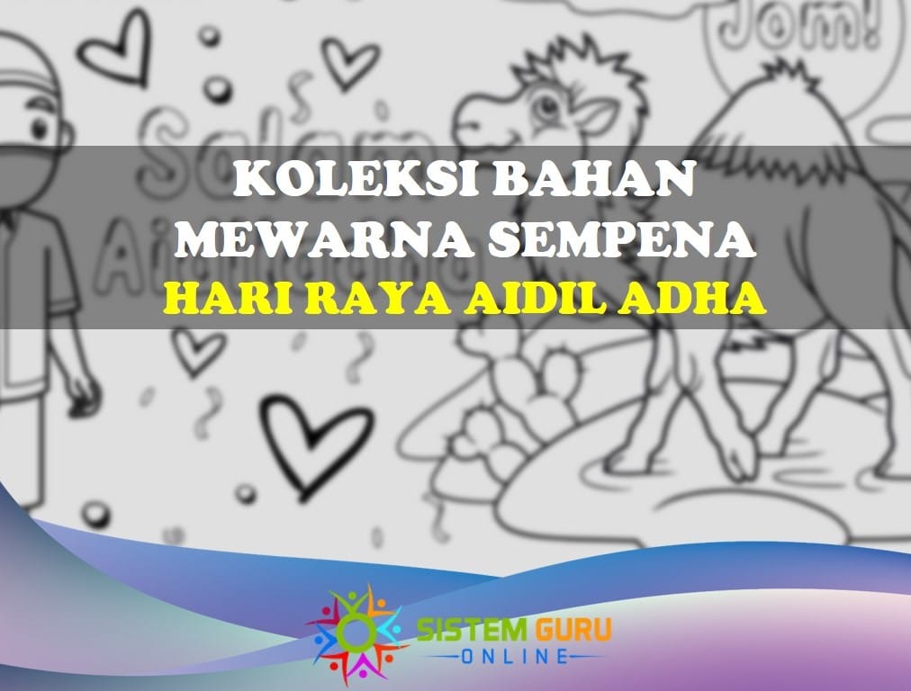 Koleksi Bahan Mewarna Sempena Hari Raya Aidil Adha 1 koleksi bahan mewarna sempena hari raya aidil adha