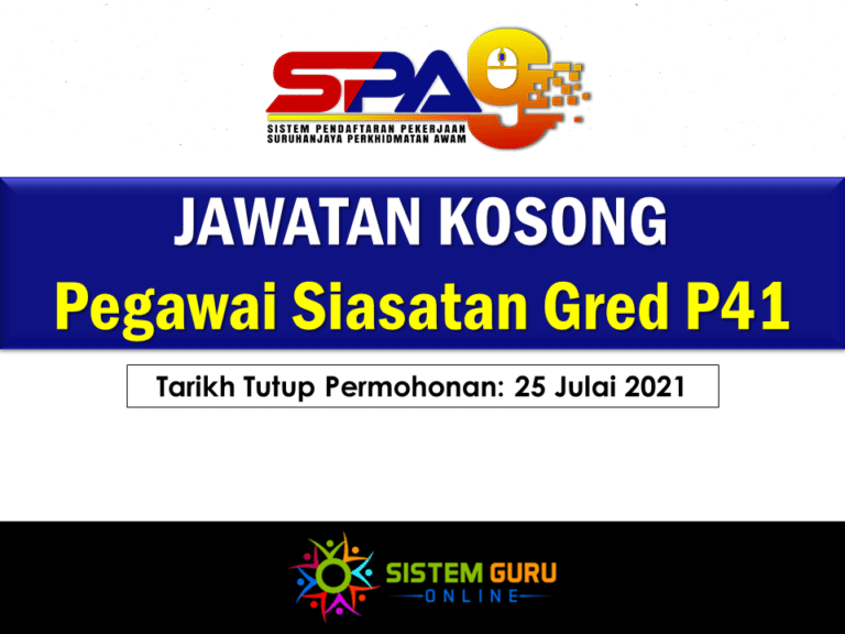 pegawai siasatan gred p41