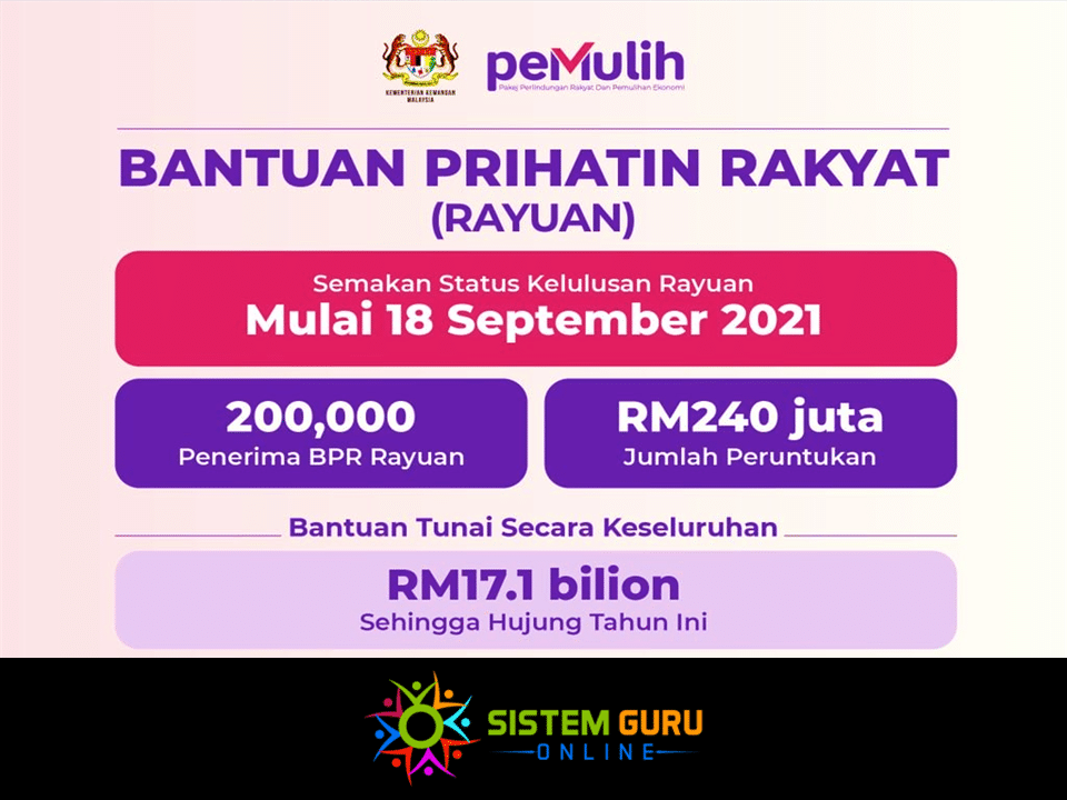 Semakan Status Kelulusan Rayuan BPR Mulai 18 September 2021 1 Semakan Status Kelulusan Rayuan BPR Mulai 18 September 2021