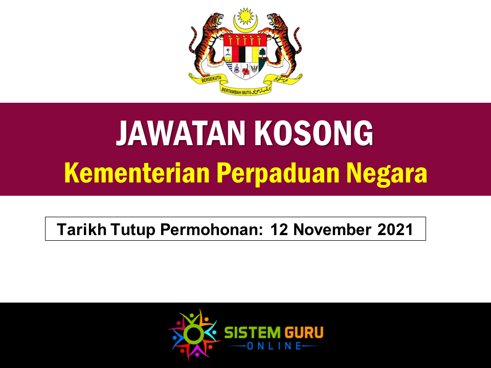 Jawatan Kosong Kementerian Perpaduan Negara