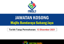 kerja kosong di subang jaya