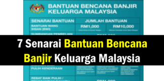 7 Senarai Bantuan Bencana Banjir Keluarga Malaysia