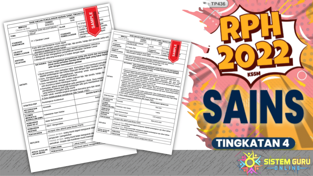RPH 2022 Subjek Sains Tingkatan 4