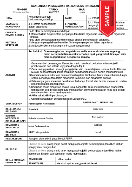 RPH 2022 Subjek Sains Tingkatan 3 4 sampleTP435 03