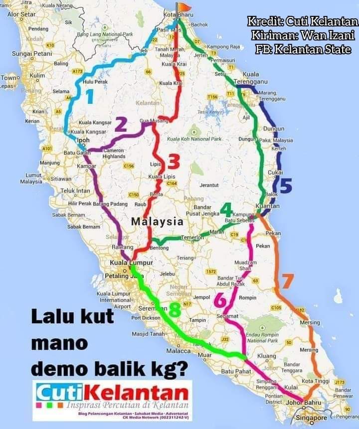 Jalan Balik Kampung Kelantan
