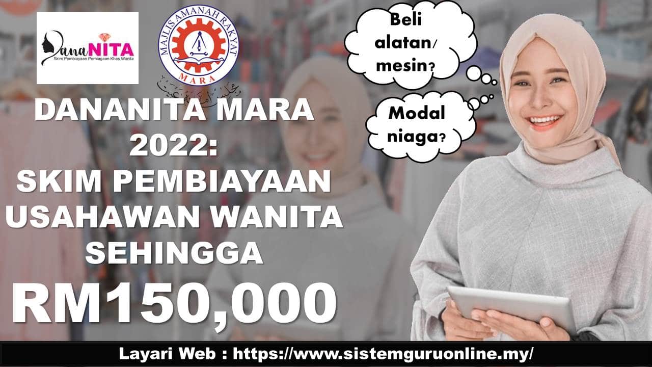 DanaNITA Official : Bantuan Skim Pembiayaan Perniagaan Khas Wanita (DanaNITA) Sehingga RM150,000! 1 dananita 2022