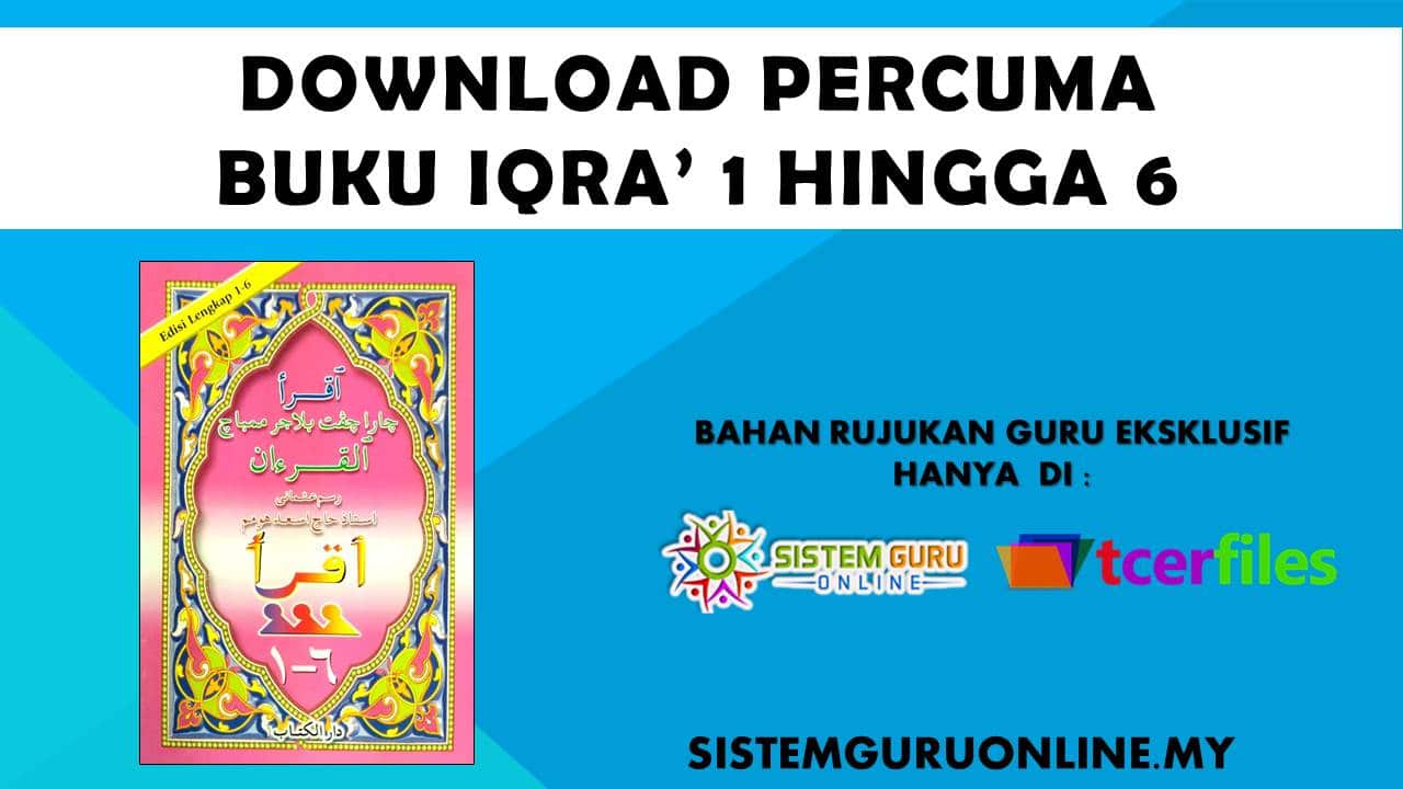Download Percuma Buku Iqra’ 1 Hingga 6 1 Download Percuma Buku Iqra 1 Hingga 6