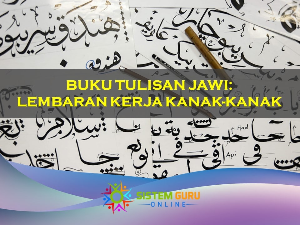 Buku Tulisan Jawi : Lembaran Kerja Kanak-kanak 1 buku tulisan jawi