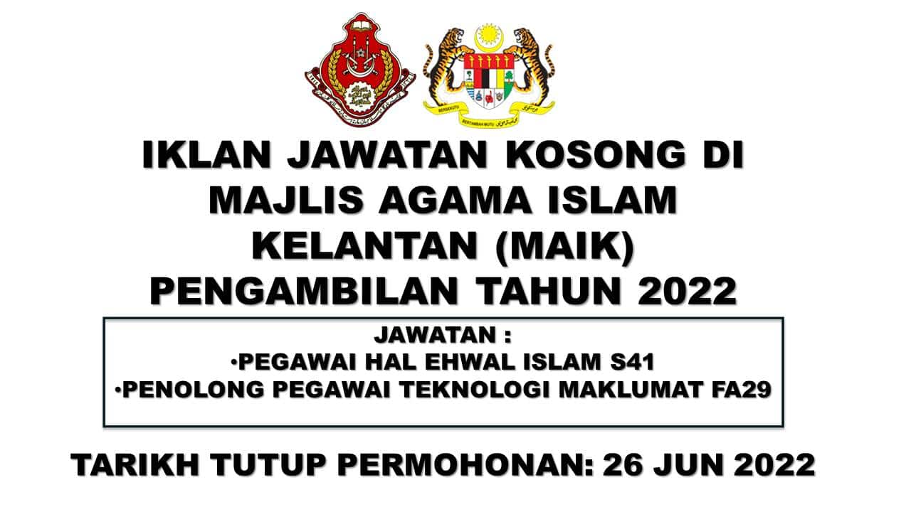 JAWATAN MAIK 2022 1