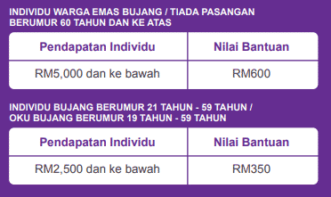 Bantuan RM600 Official Untuk Individu Bujang bagi Tahun 2022 l Semak Syarat Kelayakan Anda 3 bujang