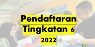 pendaftaran tingkatan 6 2022