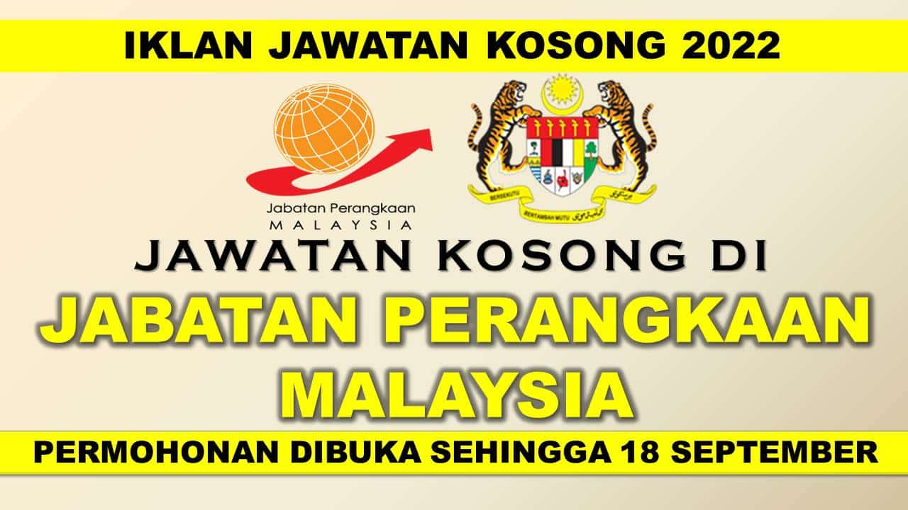 JAWATAN KOSONG JABATAN PERANGKAAN MALAYSIA