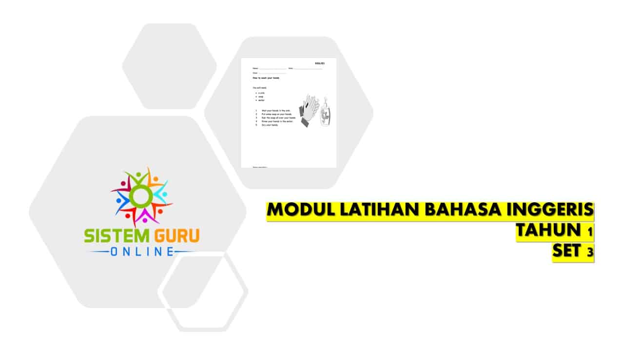 Modul Latihan Bahasa Inggeris Tahun 1 Set 3